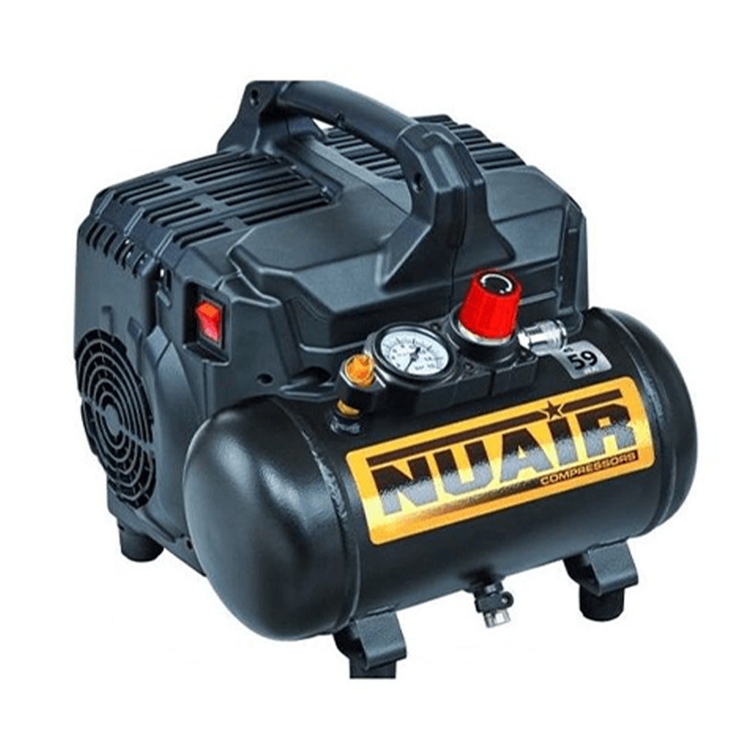 Compresseur D'air 6L Silencieux - 12V, 150 PSI Max, Pour Pneus Voiture, Ballons, Etc.
