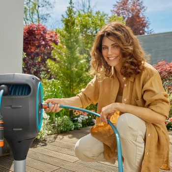 Dévidoir Gardena automatique pour terrasse RollUp M 20 m