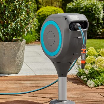 Dévidoir Gardena automatique pour terrasse RollUp M 20 m